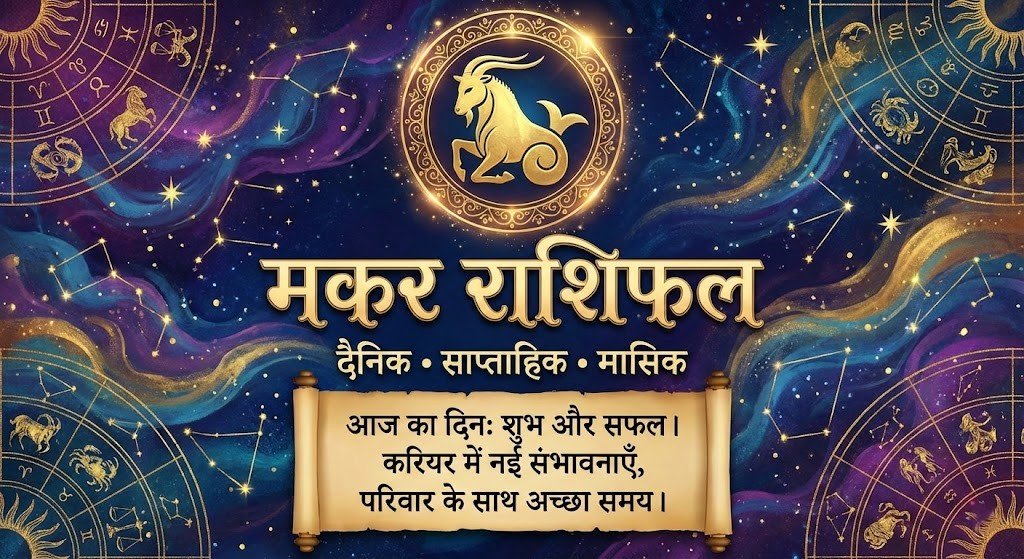 मकर राशिफल 2026: उन्नति, चुनौतियाँ और बड़े बदलावों का साल