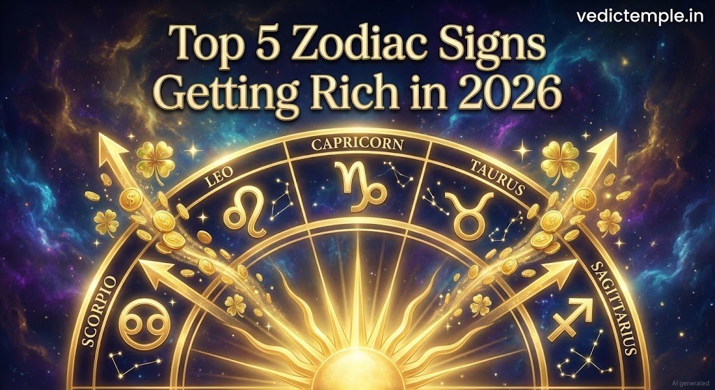 Money Magnet: The Top 5 Zodiac Signs Attracting Massive Wealth in 2026.
