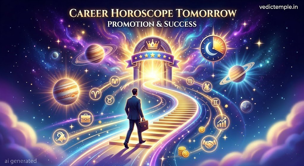 Career Horoscope Tomorrow: Success & Promotion.