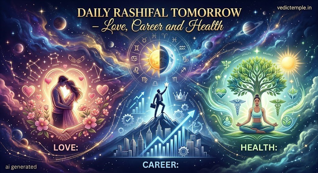 Daily Rashifal Tomorrow: Love, Career and Health.