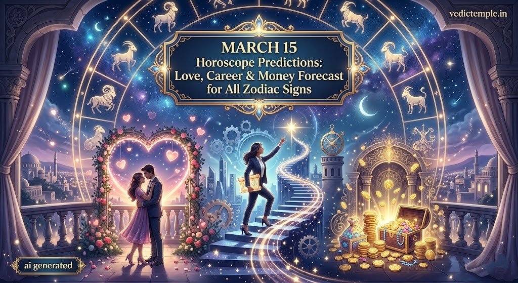 March 15 Horoscope Predictions: Love, Career & Money Forecast.