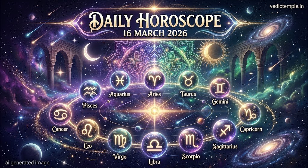 16 March 2026 Daily Horoscope: Monday Predictions for All Signs.