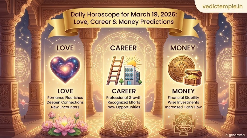 Daily Rashifal: March 19 Love, Career & Money Predictions.