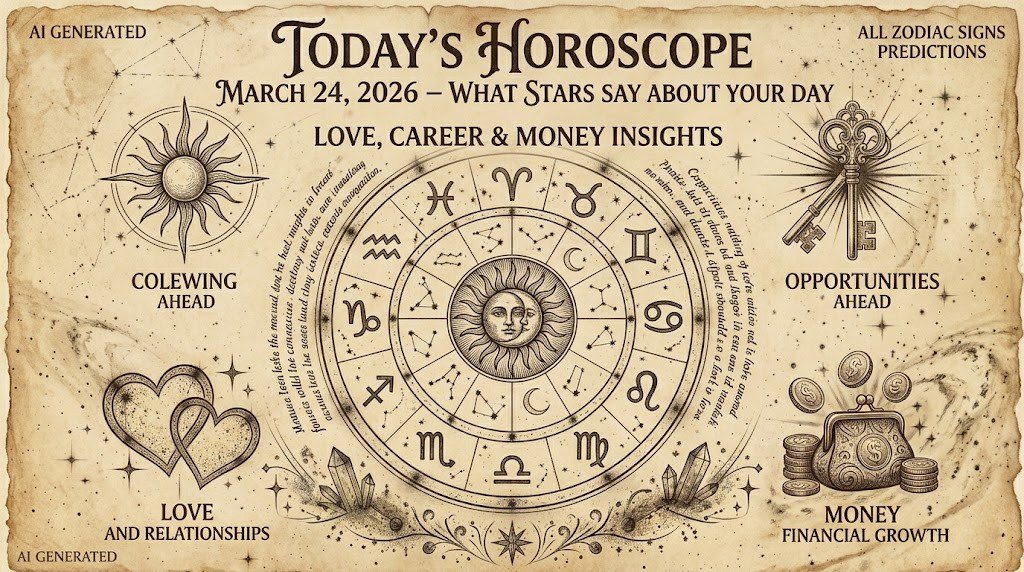 Astrology Forecast For March 24, 2026: What The Stars Say About Your Day & Future.