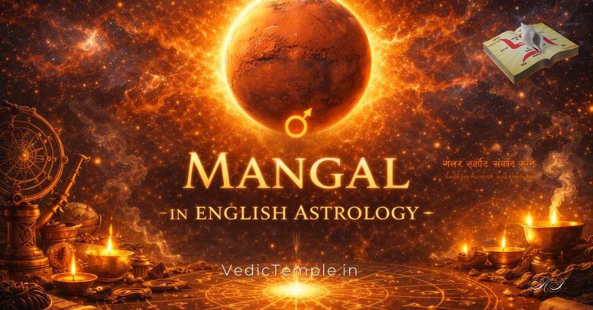Mangal in English Astrology (Mars in Western Astrology): Meaning, Effects & Complete Guide