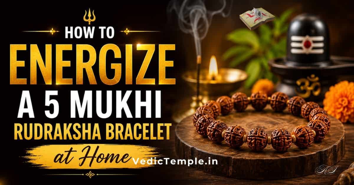 How to Energize a 5 Mukhi Rudraksha Bracelet at Home