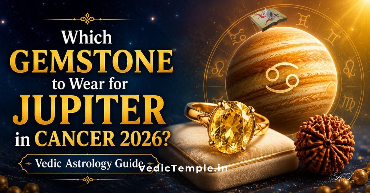 Which Gemstone to Wear for Jupiter in Cancer 2026? Vedic Astrology Guide