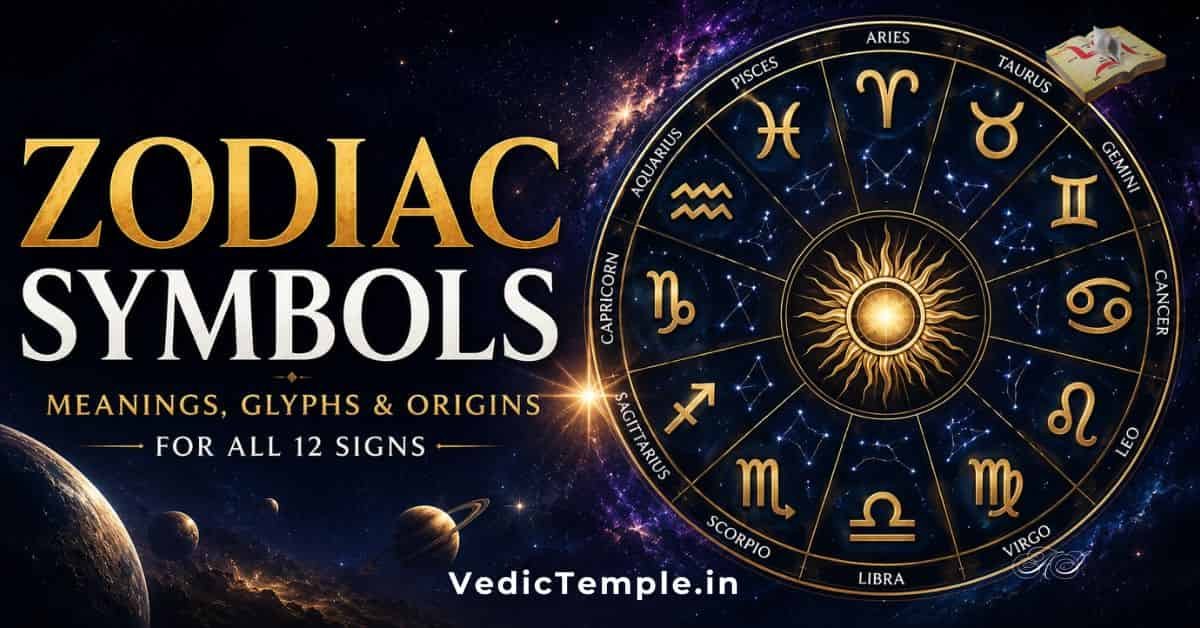 Zodiac Symbols: Meanings, Glyphs & Origins for All 12 Signs