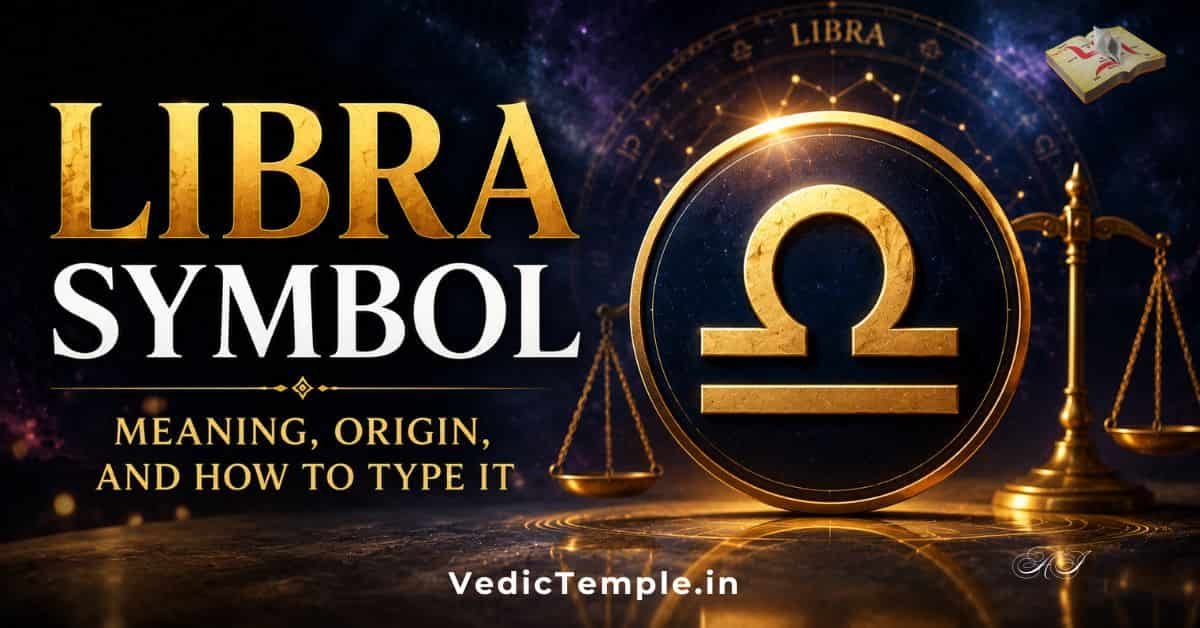 Libra Symbol: Meaning, Origin, and How to Type It