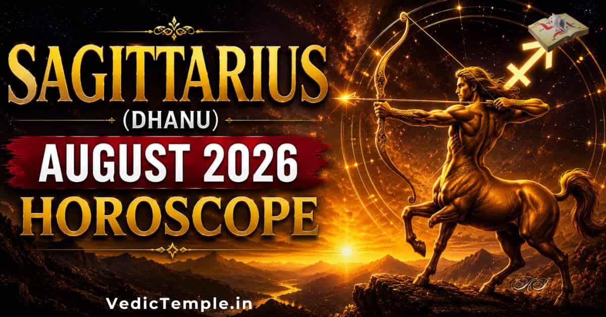 Sagittarius (Dhanu) August Horoscope: Transformation, Love & Career Predictions