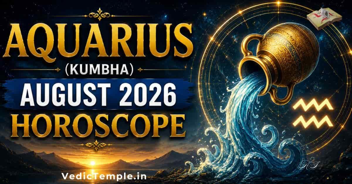 Aquarius (Kumbha) August Horoscope: Career, Love & Health Predictions