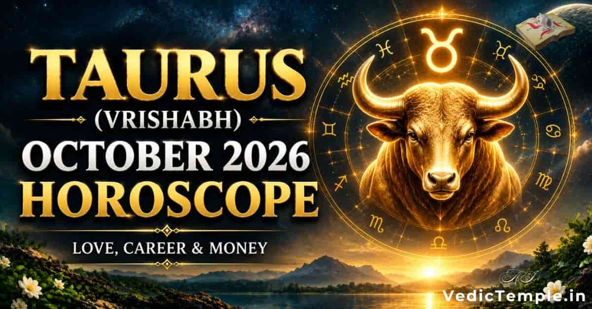 Taurus (Vrish rashi) October Horoscope: Love, Career & Money
