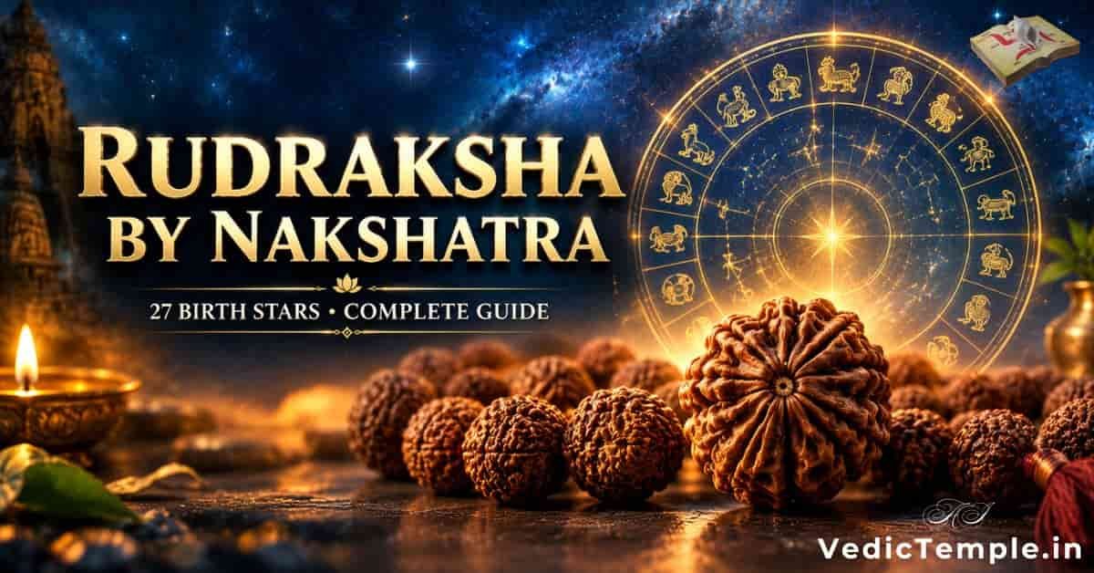 Rudraksha by Nakshatra: Complete Reference Table & Guide