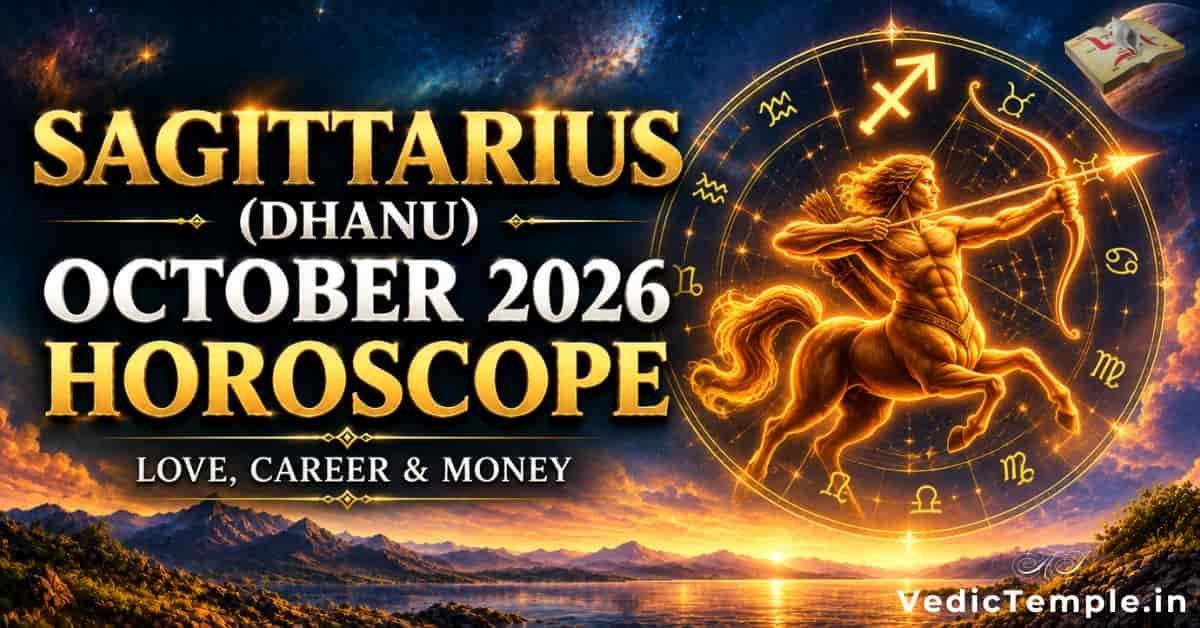 Sagittarius (Dhanu) October Horoscope: Love, Career & Money