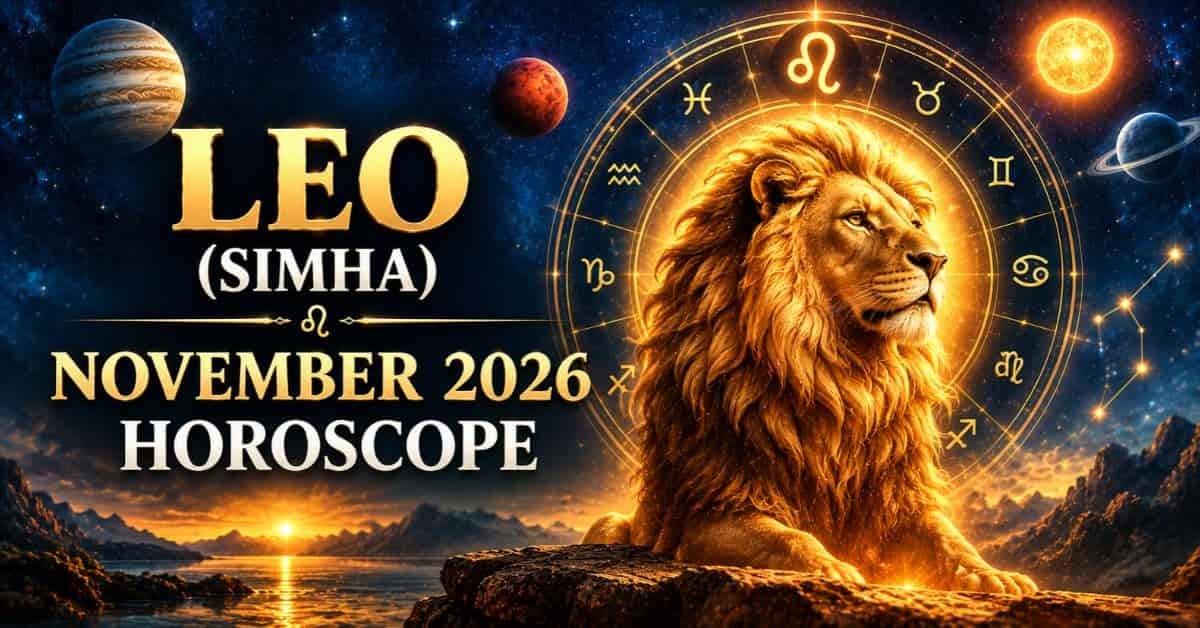 Leo November 2026 Horoscope: Love, Career & Money